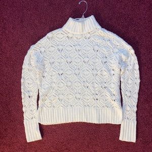 American Eagle mock neck knit sweater